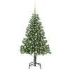VidaXL Weihnachtsbaum mit 150 LEDs mit standardmäßigem grünem 150 cm PVC