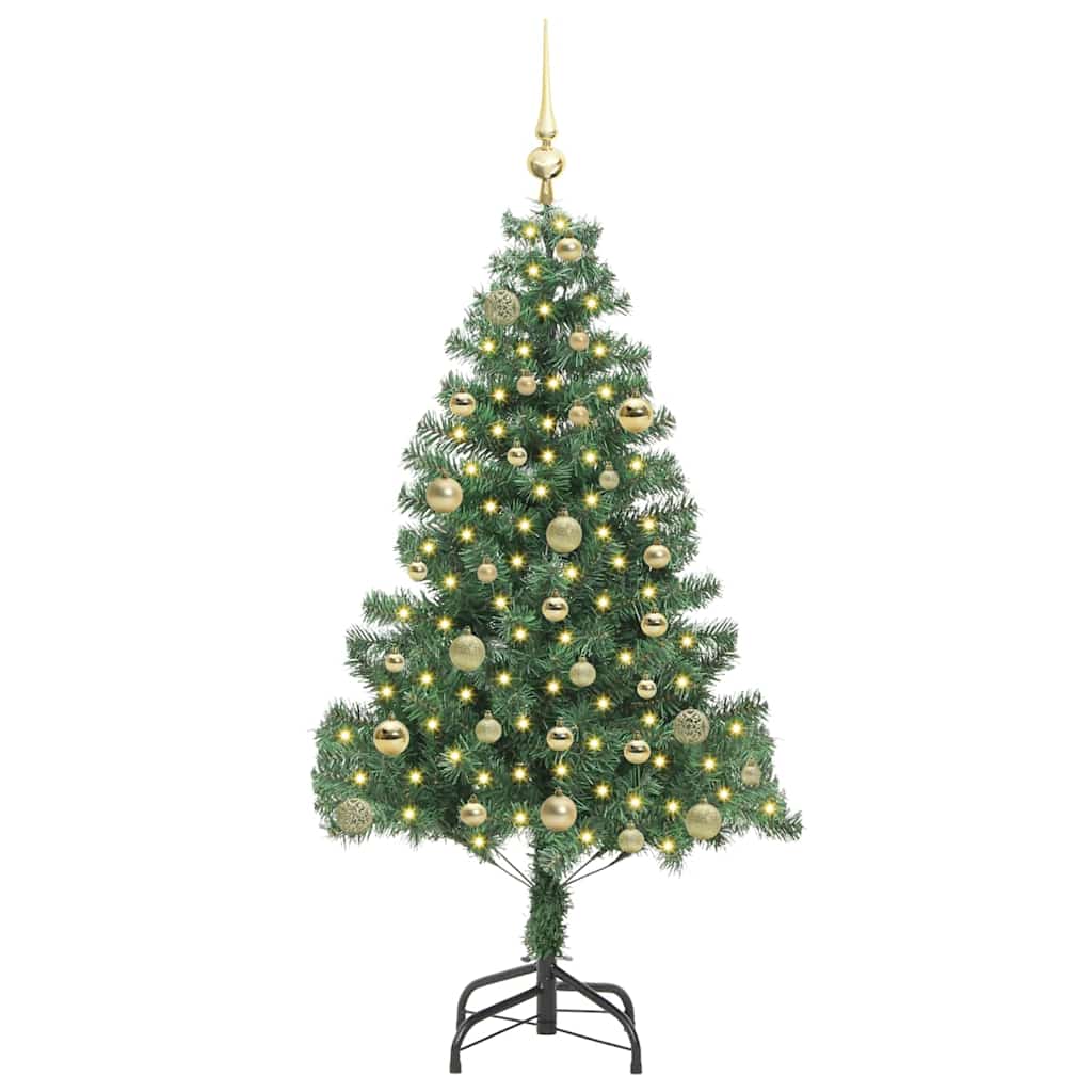 VidaXL Weihnachtsbaum mit 150 LEDs mit standardmäßigem grünem 150 cm PVC