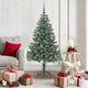VidaXL Weihnachtsbaum mit 150 LEDs mit standardmäßigem grünem 150 cm PVC