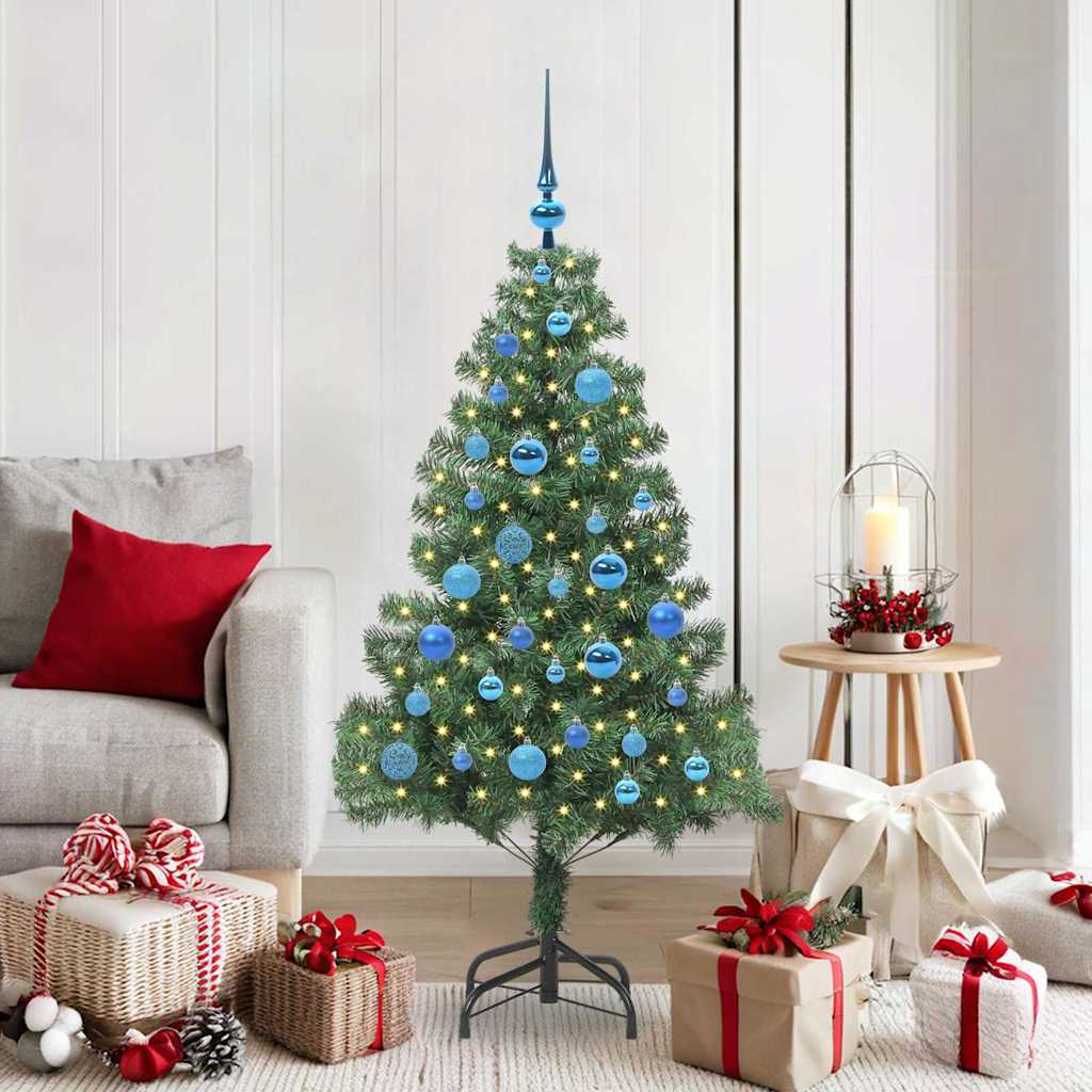 VidaXL Weihnachtsbaum mit 150 LEDs mit standardmäßigem grünem 150 cm PVC