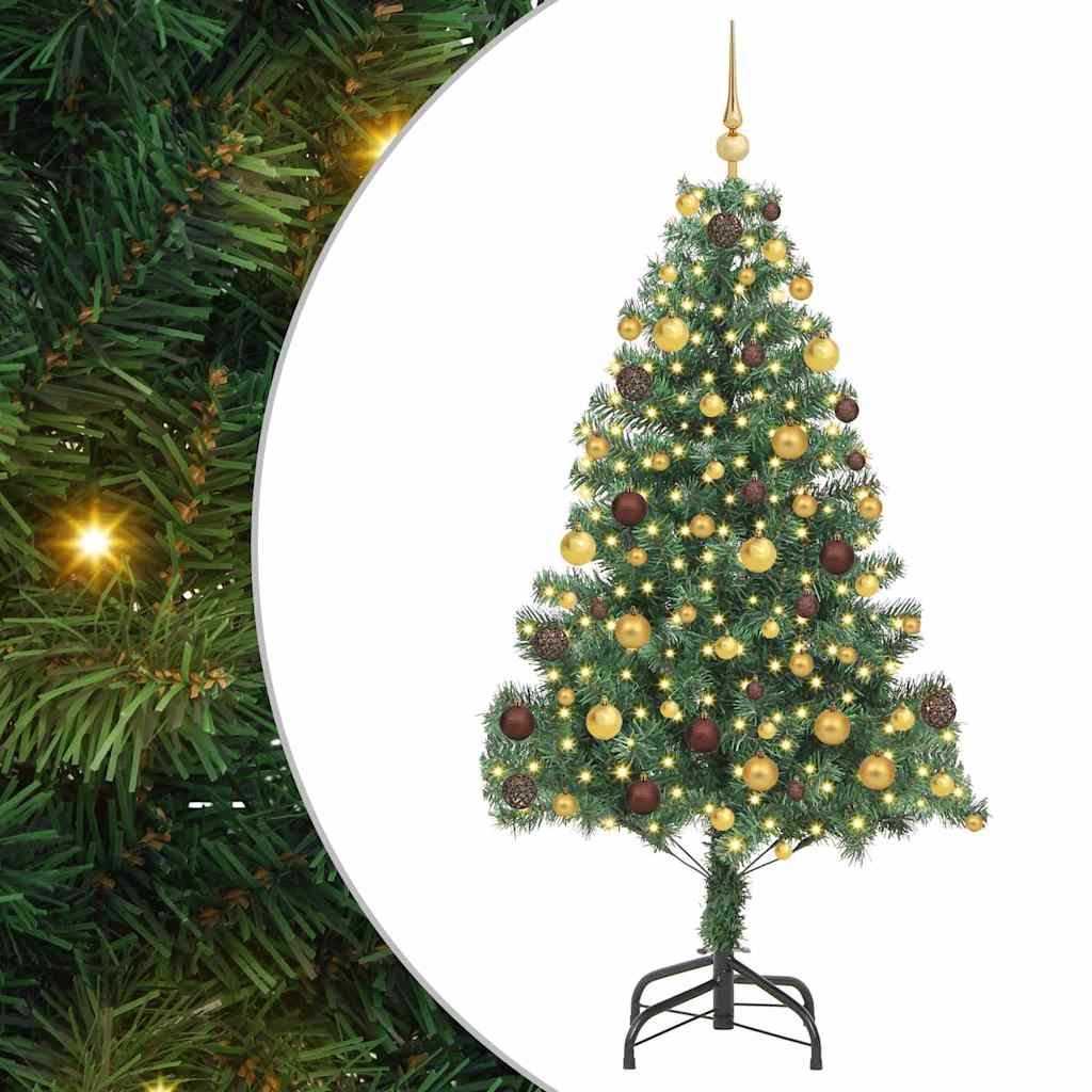 Vidaxx Weihnachtsbaum mit 300 LEDs mit standardmäßigem grünem 180 cm PVC