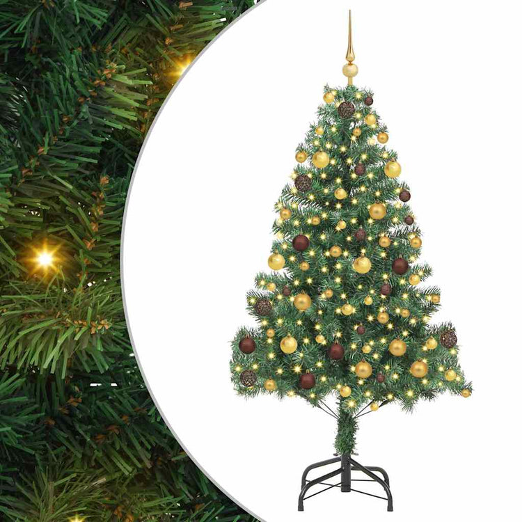 Vidaxx Weihnachtsbaum mit 300 LEDs mit standardmäßigem grünem 180 cm PVC