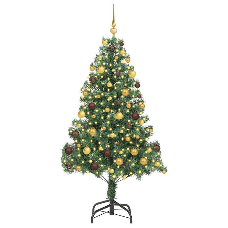 Vidaxx Weihnachtsbaum mit 300 LEDs mit standardmäßigem grünem 180 cm PVC
