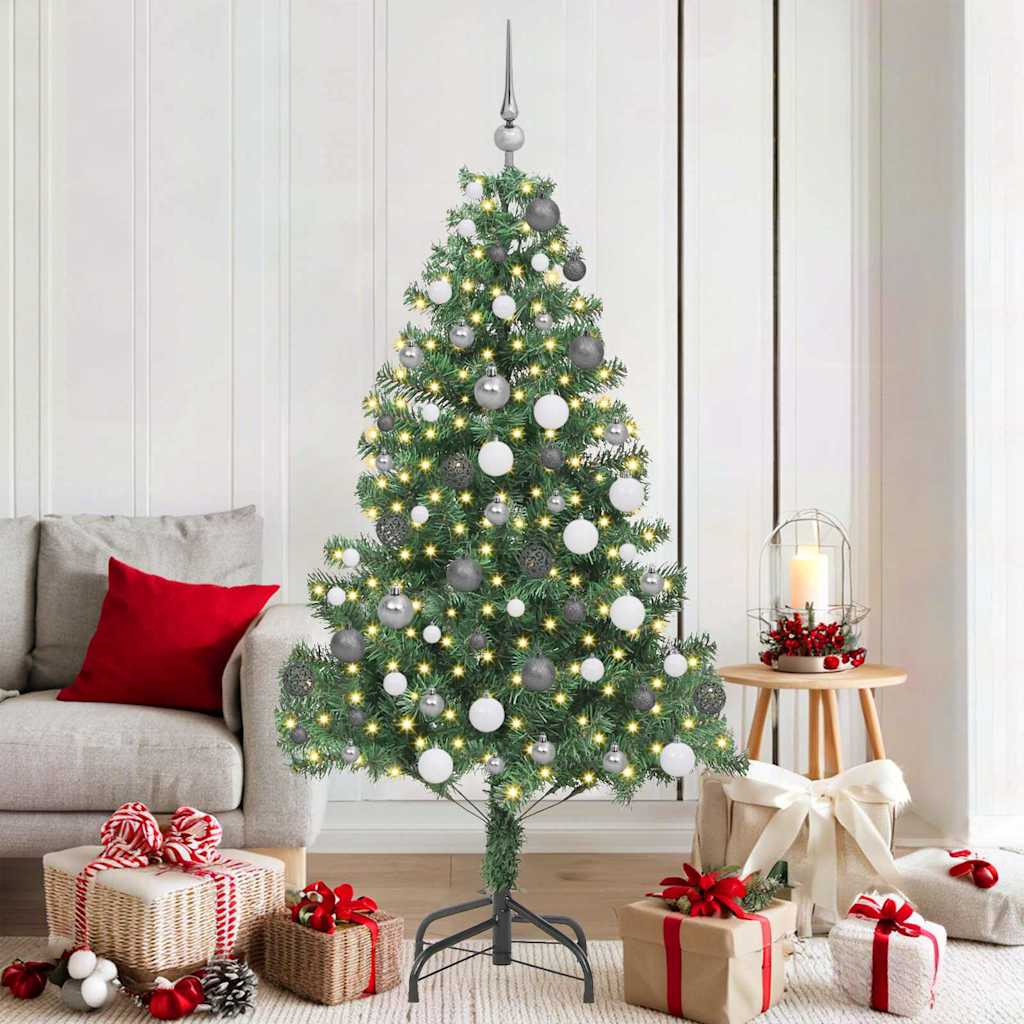 Vidaxx Weihnachtsbaum mit 300 LEDs mit standardmäßigem grünem 180 cm PVC