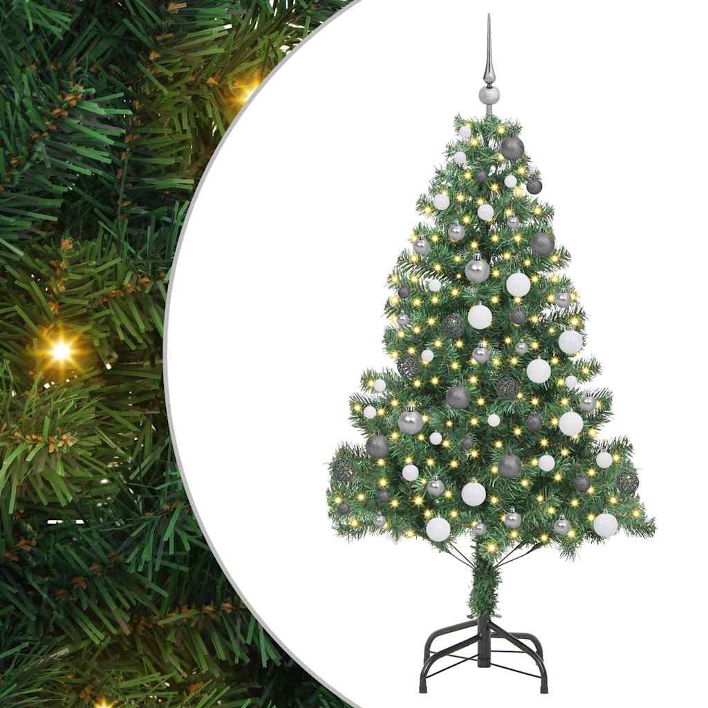 Vidaxx Weihnachtsbaum mit 300 LEDs mit standardmäßigem grünem 180 cm PVC