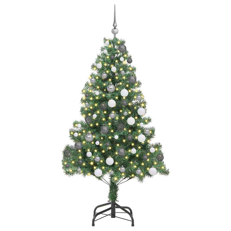 Vidaxx Weihnachtsbaum mit 300 LEDs mit standardmäßigem grünem 180 cm PVC