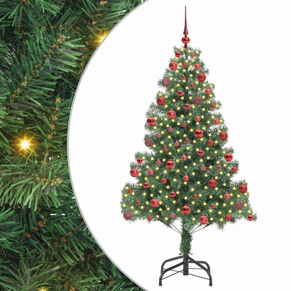 Vidaxx Weihnachtsbaum mit 300 LEDs mit standardmäßigem grünem 180 cm PVC