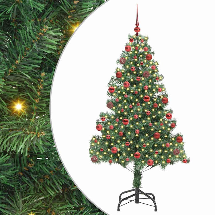 Vidaxx Weihnachtsbaum mit 300 LEDs mit standardmäßigem grünem 180 cm PVC