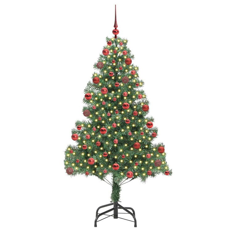 Vidaxx Weihnachtsbaum mit 300 LEDs mit standardmäßigem grünem 180 cm PVC