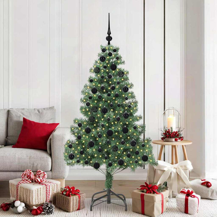Vidaxx Weihnachtsbaum mit 300 LEDs mit standardmäßigem grünem 180 cm PVC