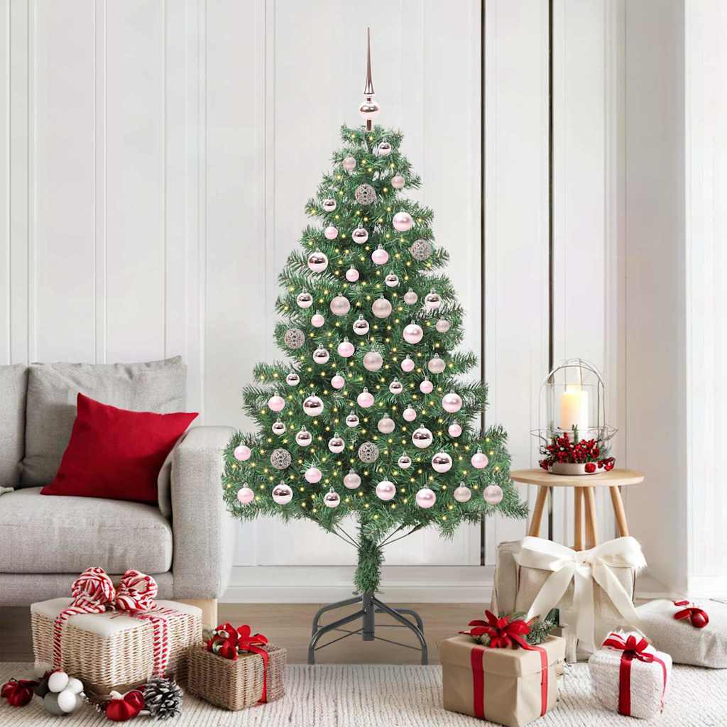 Vidaxx Weihnachtsbaum mit 300 LEDs mit standardmäßigem grünem 180 cm PVC
