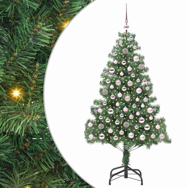 Vidaxx Weihnachtsbaum mit 300 LEDs mit standardmäßigem grünem 180 cm PVC