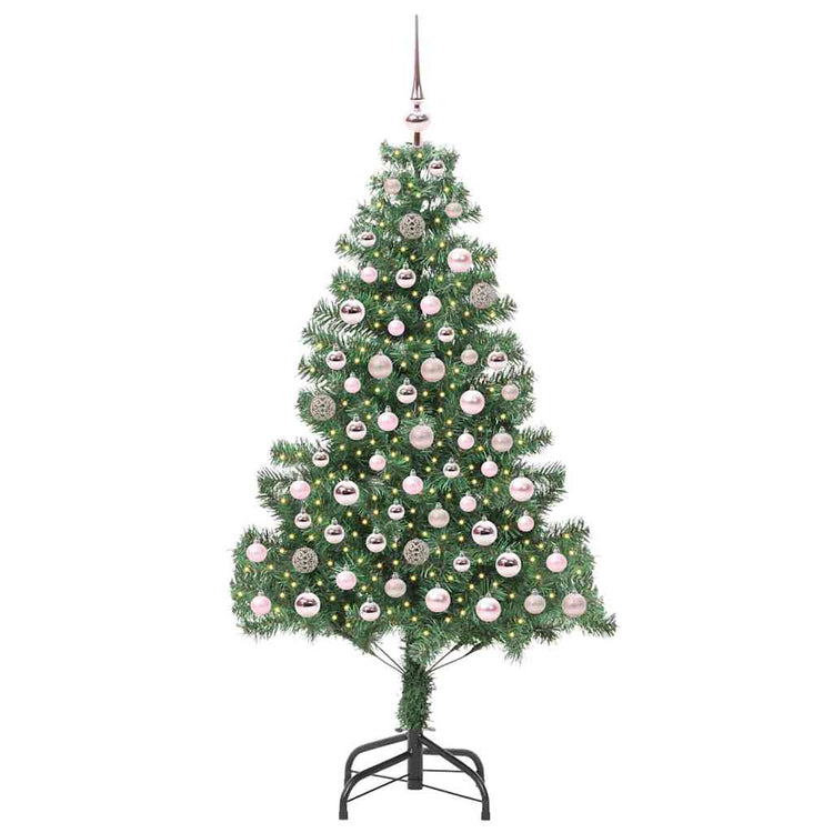 Vidaxx Weihnachtsbaum mit 300 LEDs mit standardmäßigem grünem 180 cm PVC