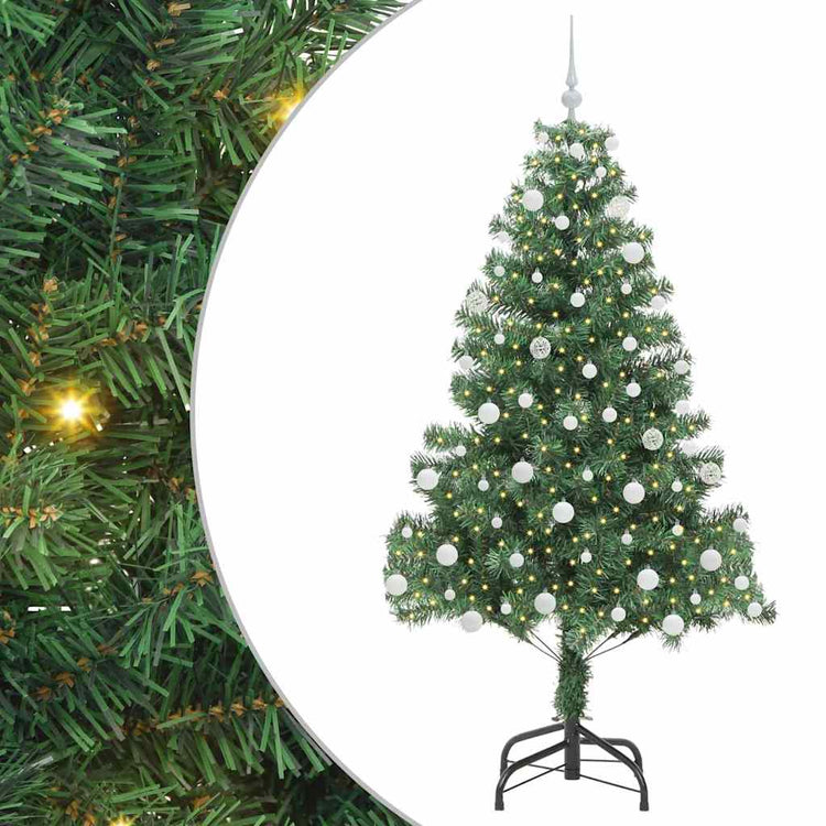 Vidaxx Weihnachtsbaum mit 300 LEDs mit standardmäßigem grünem 180 cm PVC