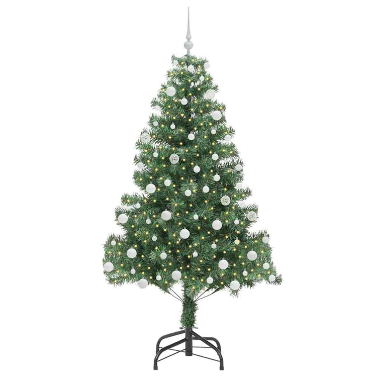 Vidaxx Weihnachtsbaum mit 300 LEDs mit standardmäßigem grünem 180 cm PVC