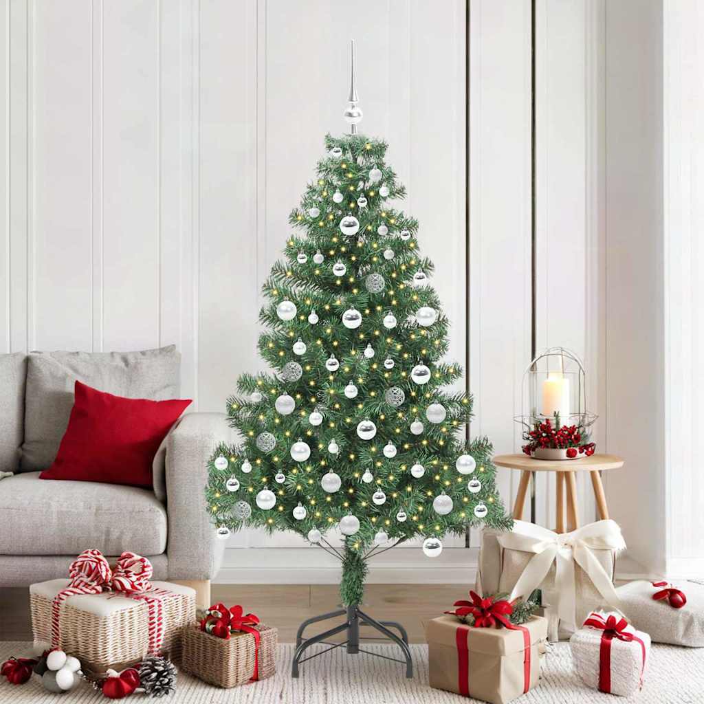 Vidaxx Weihnachtsbaum mit 300 LEDs mit standardmäßigem grünem 180 cm PVC