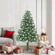 Vidaxx Weihnachtsbaum mit 300 LEDs mit standardmäßigem grünem 180 cm PVC