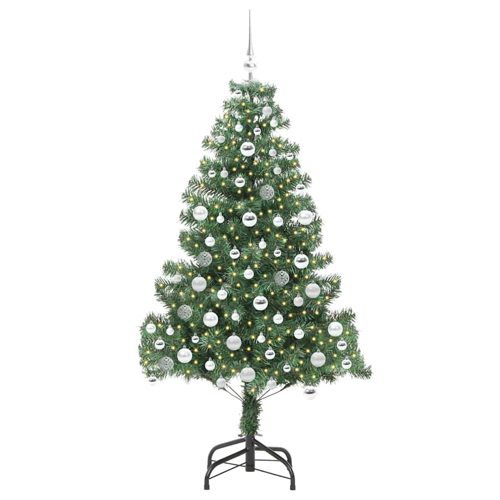 Vidaxx Weihnachtsbaum mit 300 LEDs mit standardmäßigem grünem 180 cm PVC