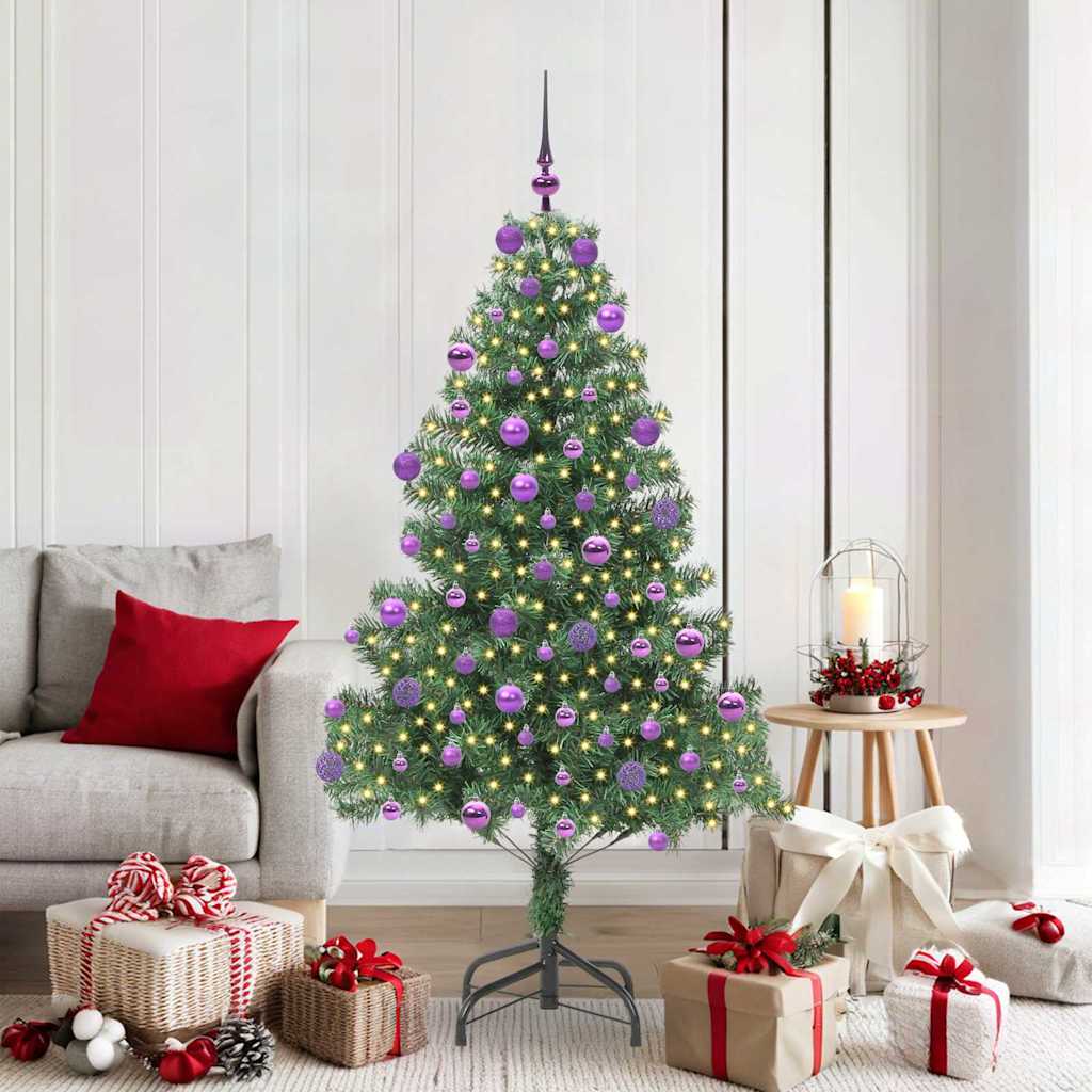 Vidaxx Weihnachtsbaum mit 300 LEDs mit standardmäßigem grünem 180 cm PVC
