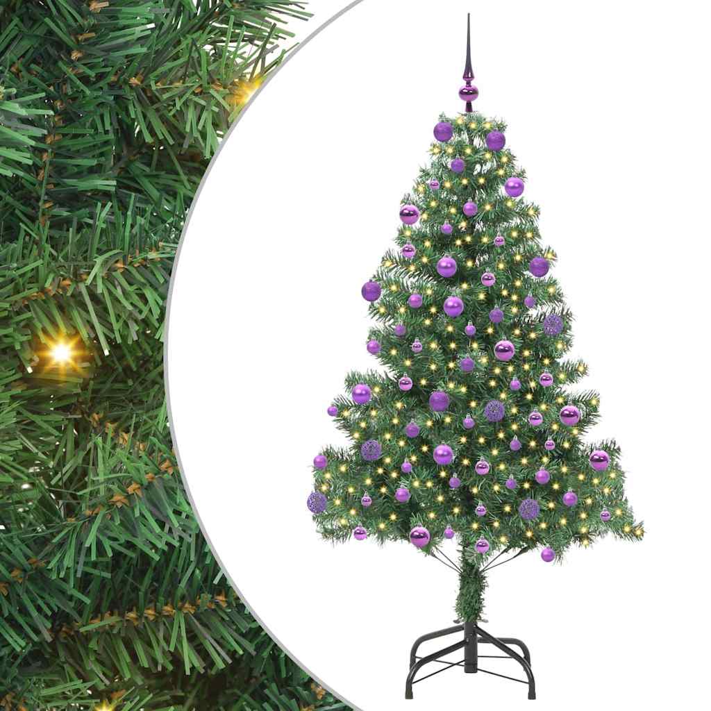 Vidaxx Weihnachtsbaum mit 300 LEDs mit standardmäßigem grünem 180 cm PVC