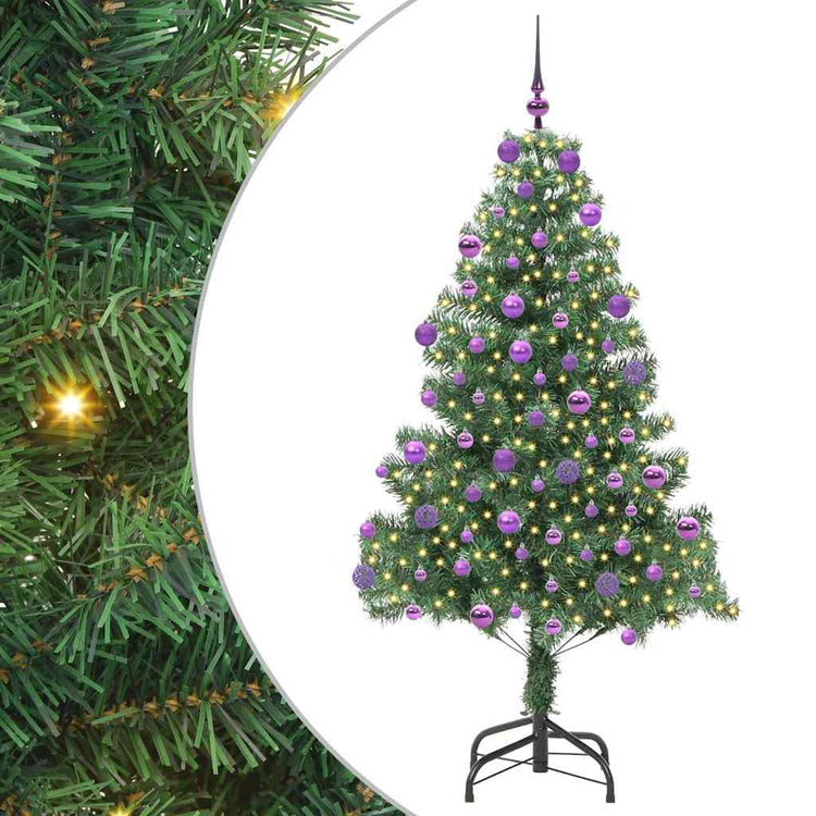 Vidaxx Weihnachtsbaum mit 300 LEDs mit standardmäßigem grünem 180 cm PVC