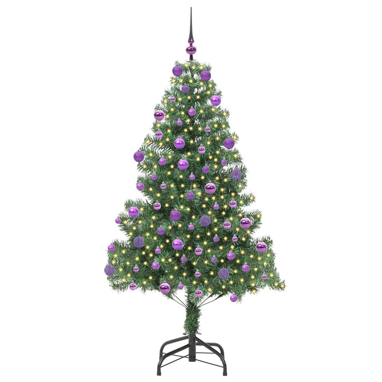 Vidaxx Weihnachtsbaum mit 300 LEDs mit standardmäßigem grünem 180 cm PVC