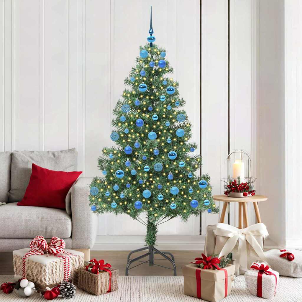 Vidaxx Weihnachtsbaum mit 300 LEDs mit standardmäßigem grünem 180 cm PVC