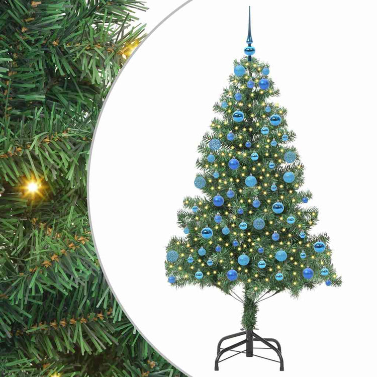 Vidaxx Weihnachtsbaum mit 300 LEDs mit standardmäßigem grünem 180 cm PVC