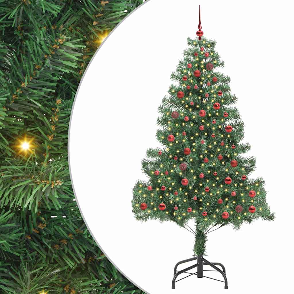 VidaXL Weihnachtsbaum mit 300 LEDs mit standardmäßigem grünem 210 cm PVC
