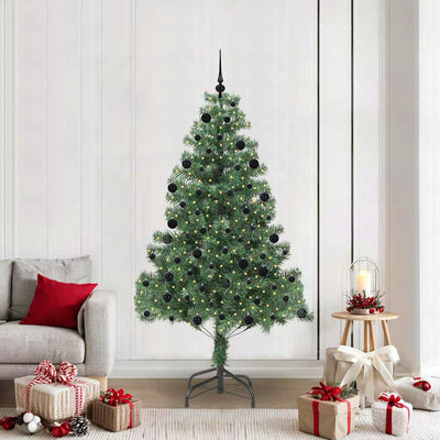 VidaXL Weihnachtsbaum mit 300 LEDs mit standardmäßigem grünem 210 cm PVC