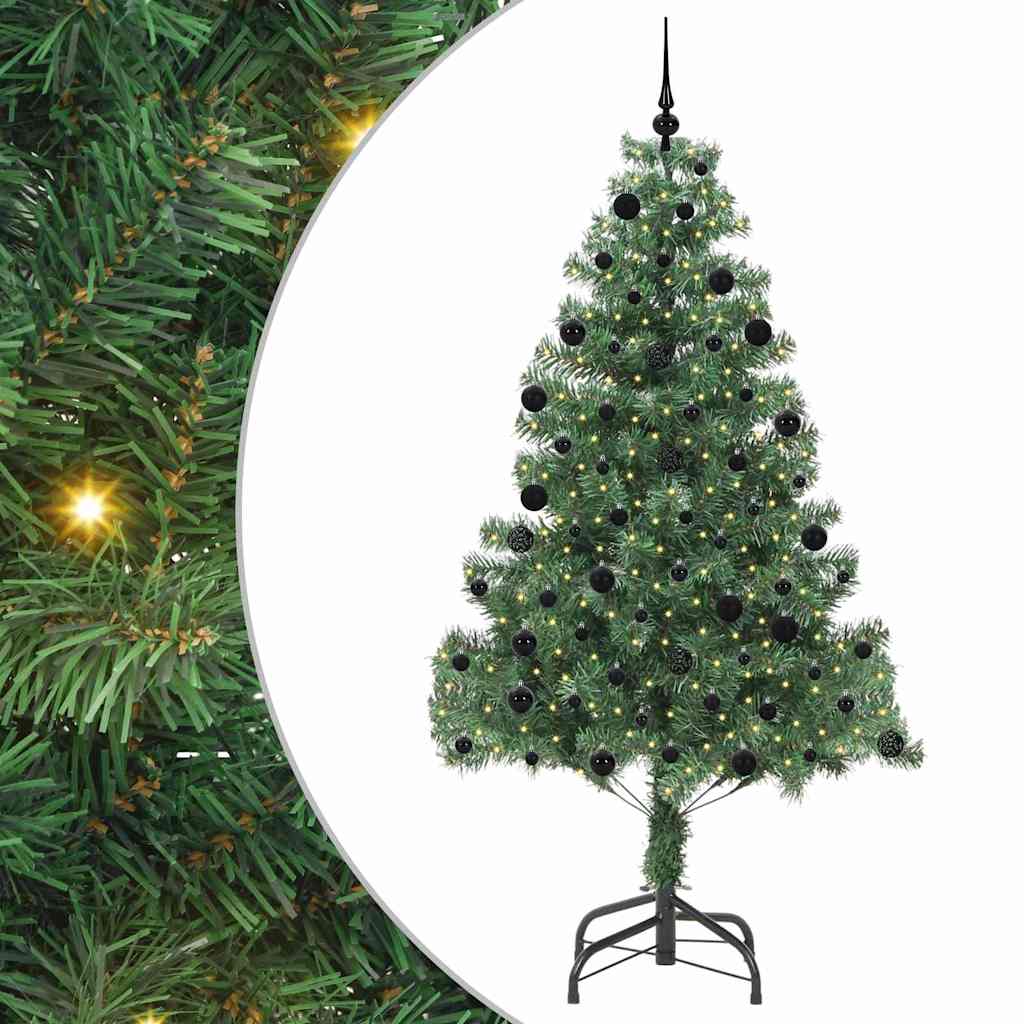 VidaXL Weihnachtsbaum mit 300 LEDs mit standardmäßigem grünem 210 cm PVC