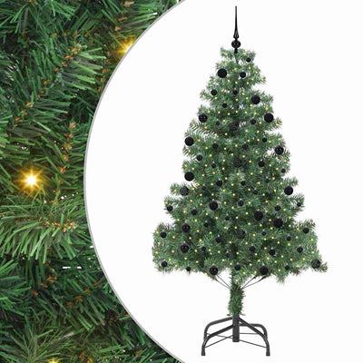 VidaXL Weihnachtsbaum mit 300 LEDs mit standardmäßigem grünem 210 cm PVC