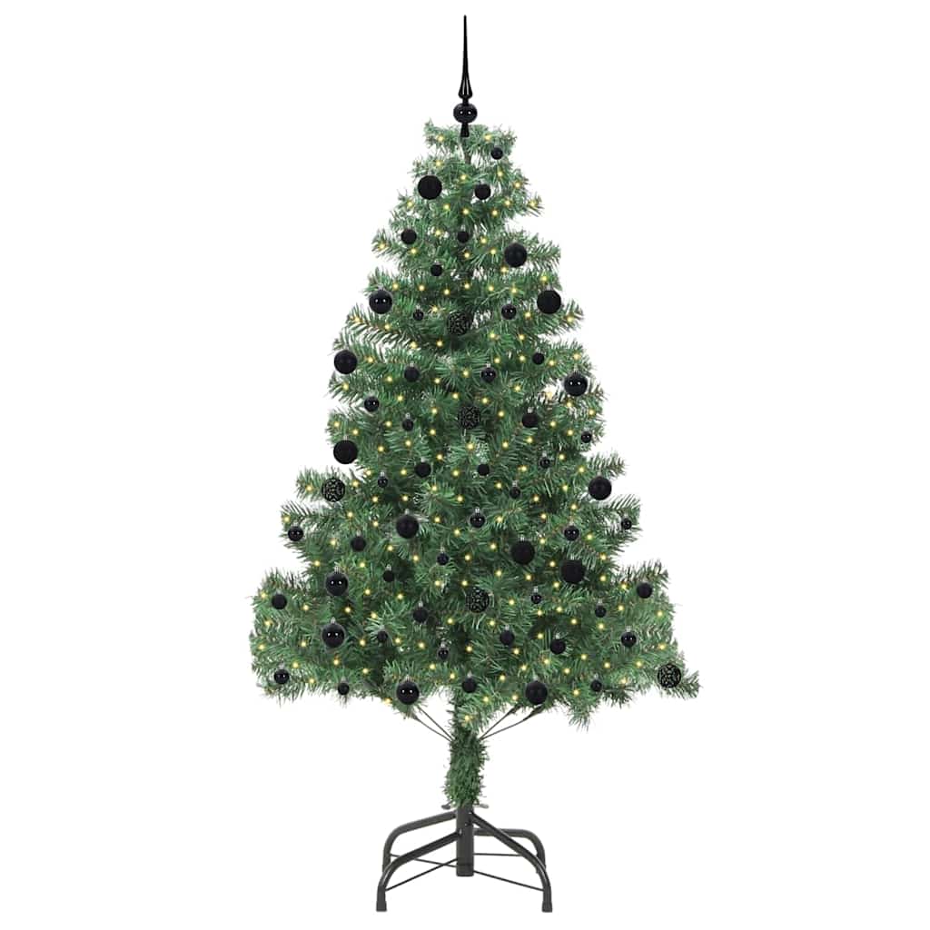 VidaXL Weihnachtsbaum mit 300 LEDs mit standardmäßigem grünem 210 cm PVC