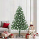 VidaXL Weihnachtsbaum mit 300 LEDs mit standardmäßigem grünem 210 cm PVC