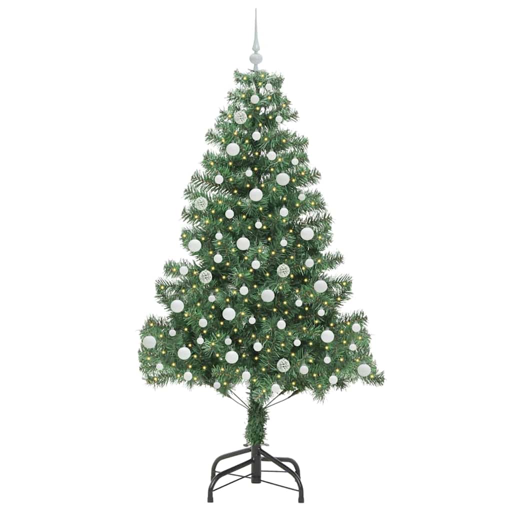 VidaXL Weihnachtsbaum mit 300 LEDs mit standardmäßigem grünem 210 cm PVC