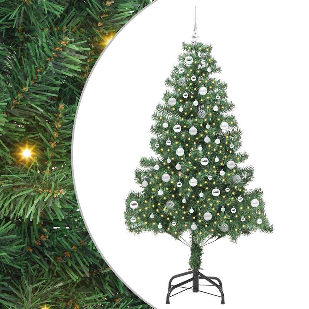 VidaXL Weihnachtsbaum mit 300 LEDs mit standardmäßigem grünem 210 cm PVC