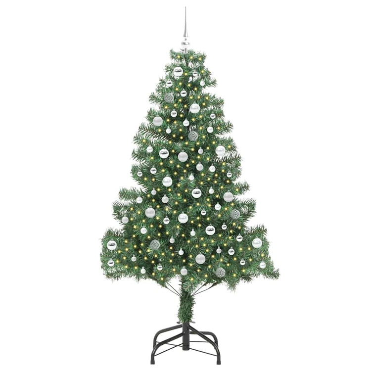 VidaXL Weihnachtsbaum mit 300 LEDs mit standardmäßigem grünem 210 cm PVC