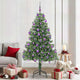 VidaXL Weihnachtsbaum mit 300 LEDs mit standardmäßigem grünem 210 cm PVC