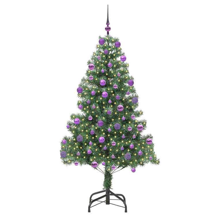 VidaXL Weihnachtsbaum mit 300 LEDs mit standardmäßigem grünem 210 cm PVC