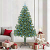 VidaXL Weihnachtsbaum mit 300 LEDs mit standardmäßigem grünem 210 cm PVC