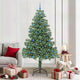 VidaXL Weihnachtsbaum mit 300 LEDs mit standardmäßigem grünem 210 cm PVC