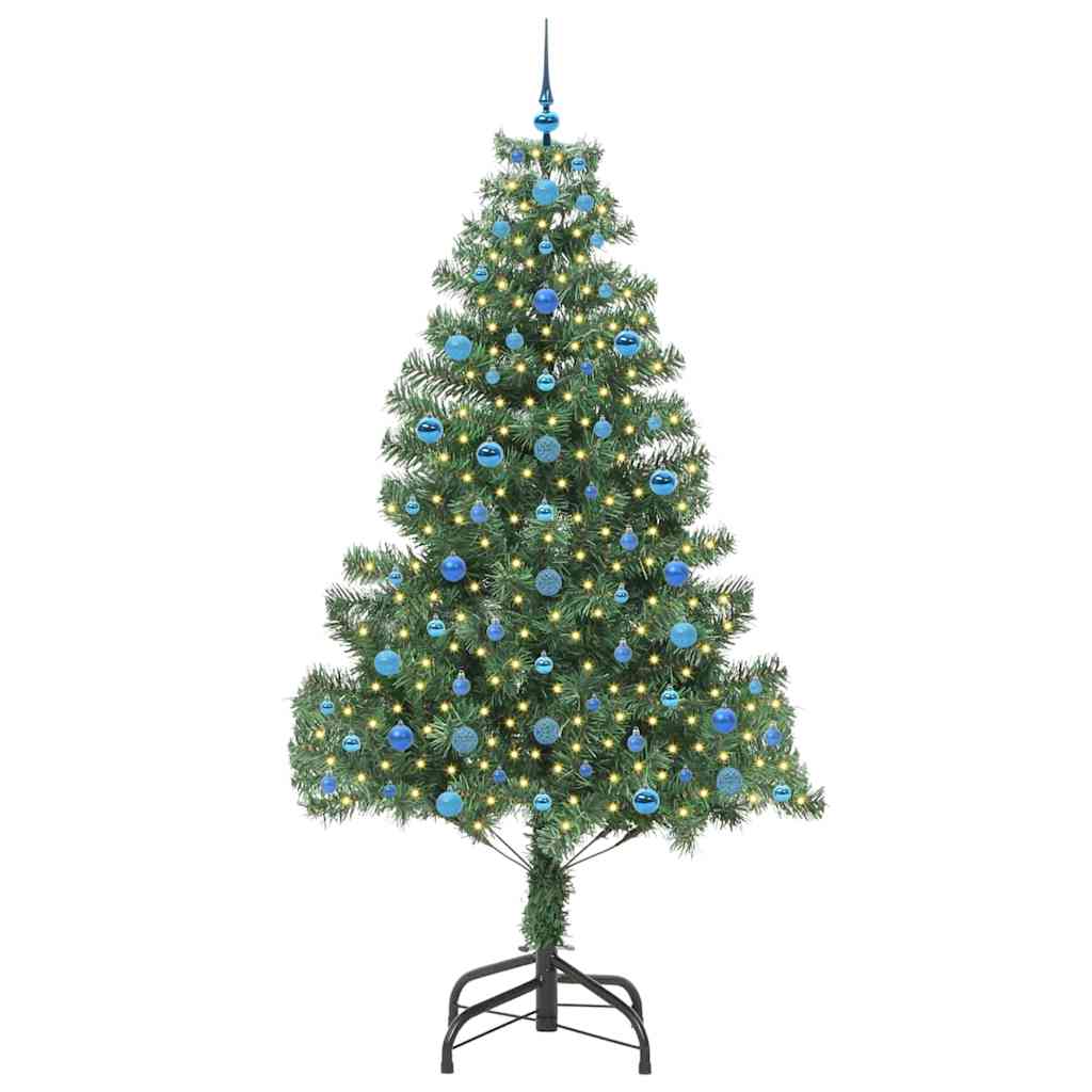 VidaXL Weihnachtsbaum mit 300 LEDs mit standardmäßigem grünem 210 cm PVC