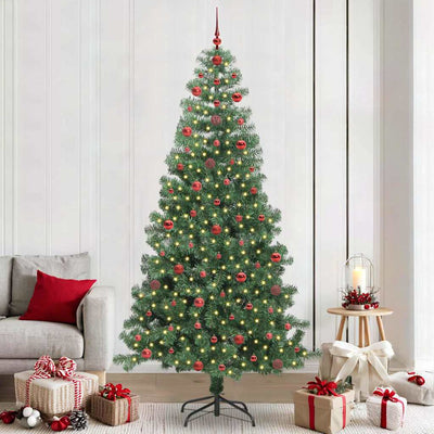 VidaXL Weihnachtsbaum mit 300 LEDs mit standardmäßigem grünem 240 cm PVC