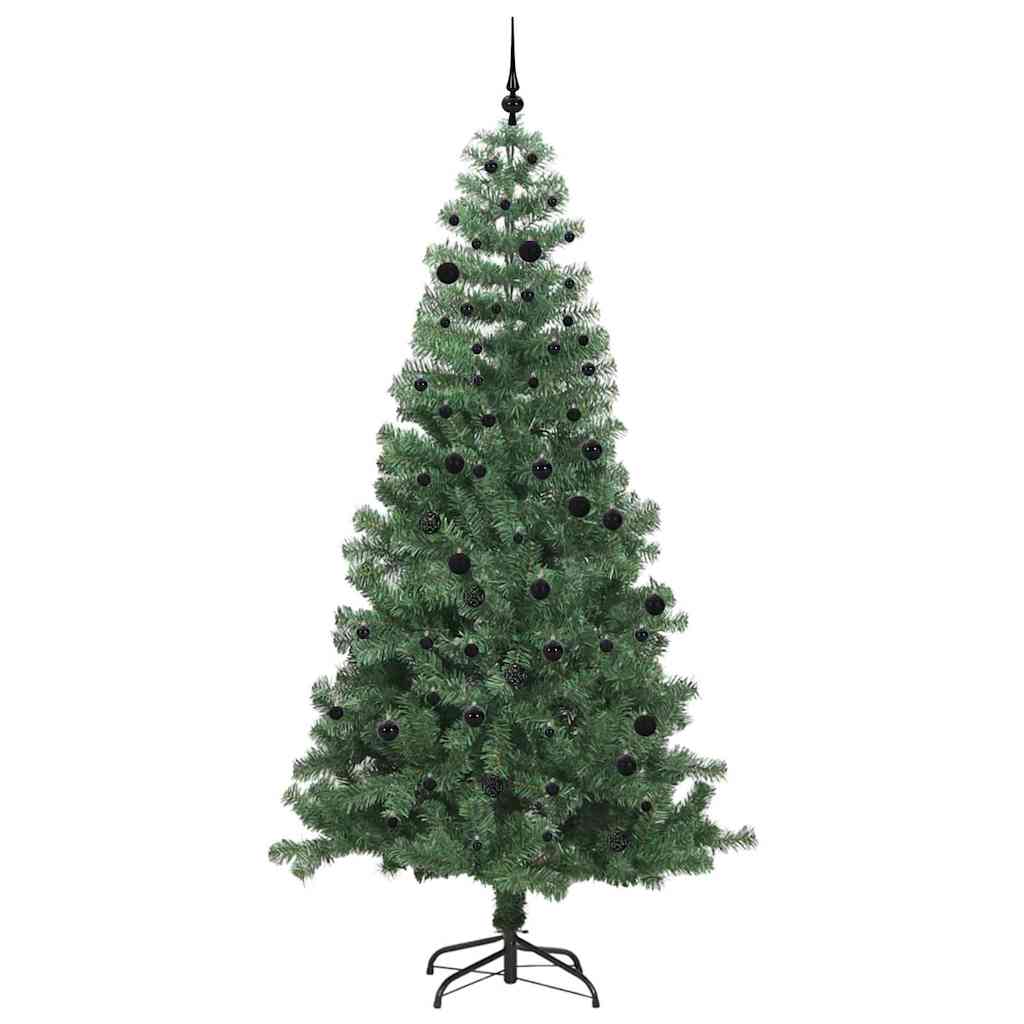 VidaXL Weihnachtsbaum mit 300 LEDs mit standardmäßigem grünem 240 cm PVC