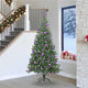 VidaXL Weihnachtsbaum mit 300 LEDs mit standardmäßigem grünem 240 cm PVC