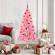 VidaXL Weihnachtsbaum mit 150 LEDs mit standardmäßigem rosa 150 cm PVC