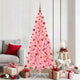 VidaXL Weihnachtsbaum mit 300 LEDs mit standardmäßigem rosa 180 cm PVC