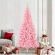 VidaXL Weihnachtsbaum mit 300 LEDs mit standardmäßigem rosa 210 cm PVC