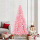VidaXL Weihnachtsbaum mit 300 LEDs mit standardmäßigem rosa 210 cm PVC