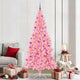 VidaXL Weihnachtsbaum mit 300 LEDs mit standardmäßigem rosa 210 cm PVC